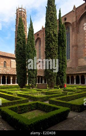 Frankreich, Haute Garonne, Toulouse, Couvent des Jacobins (Jakobiner-Kloster), Kreuzgang Stockfoto