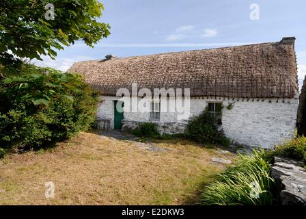 Irland County Galway Aran-Inseln Inishmaan John Millington Synges Hütte er den Sommer von 1889 bis 1902 verbrachte Stockfoto