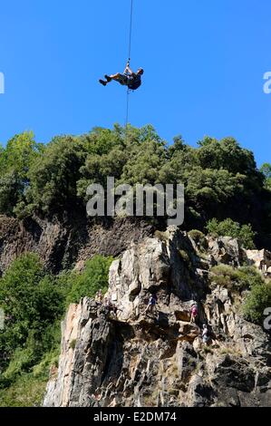 Frankreich Ardeche Parc Naturel Regional des Monts d'Ardeche (natürlichen regionalen Park von Mont d'Ardeche) Thueyts Hochtal der Stockfoto