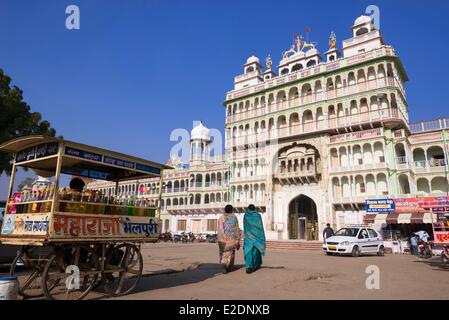 Indien Rajasthan state Shekhawati Jhunjhunu Hindu Tempel Rani Sati Mandir Stockfoto