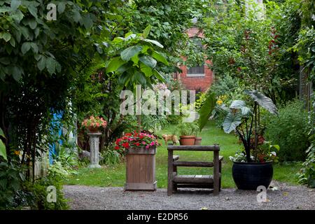 Provinz Kanada Quebec Montreal Plateau Mont-Royal Green Lane Stockfoto