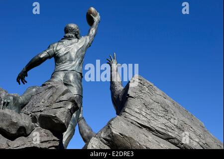 Neuseeland Nord Insel Wellington Civic Square in der Waterfront-Quartal-Skulptur in Auftrag gegeben von Wellington City Council Stockfoto