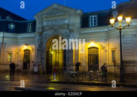 Frankreich Paris Conservatoire National des Arts et Métiers (CNAM)-Saint-Martin-Straße Stockfoto