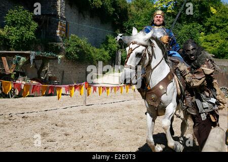 Frankreich Seine et Marne Provins Weltkulturerbe durch die UNESCO zeigen La Legende des Chevaliers (Legende der Ritter) Stockfoto