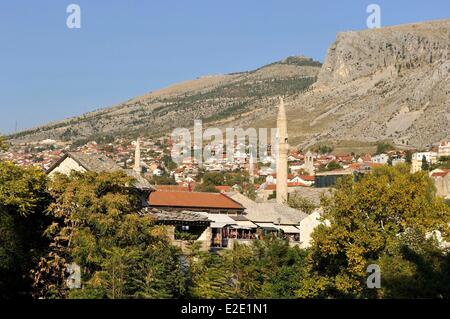 Bosnien und Herzegowina Mostar als Weltkulturerbe von der UNESCO gelistet Stockfoto