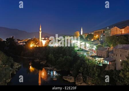 Bosnien und Herzegowina Mostar als Weltkulturerbe durch die UNESCO East district Stockfoto