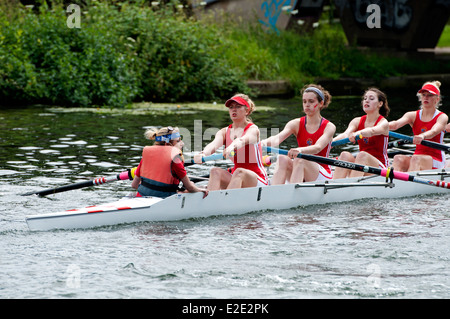 Cambridge kann Unebenheiten, Lady Margaret Boat Club Damen acht Stockfoto