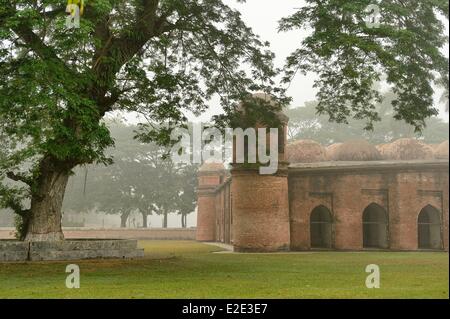 Bangladesch die Moschee Stadt Bagerhat als Weltkulturerbe der UNESCO aufgeführt ist eine ehemals verlorene Stadt, ursprünglich bekannt als Stockfoto