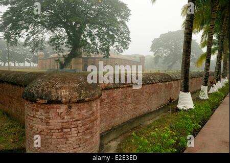 Bangladesch die Moschee Stadt Bagerhat als Weltkulturerbe der UNESCO aufgeführt ist eine ehemals verlorene Stadt, ursprünglich bekannt als Stockfoto