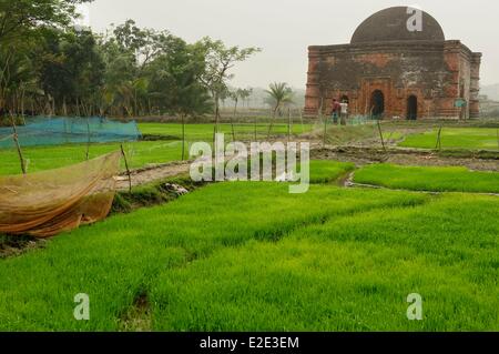 Bangladesch die Moschee Stadt Bagerhat als Weltkulturerbe der UNESCO aufgeführt ist eine ehemals verlorene Stadt, ursprünglich bekannt als Stockfoto