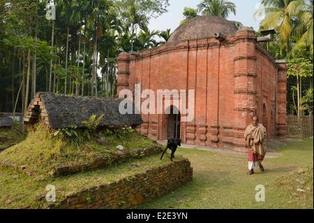 Bangladesch die Moschee Stadt Bagerhat als Weltkulturerbe der UNESCO aufgeführt ist eine ehemals verlorene Stadt, ursprünglich bekannt als Stockfoto