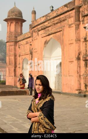 Alten Dhaka Bangladesch Dhaka (Dacca) die Lalbagh Fort eine unvollständige 17. Jahrhundert Mughal Fort komplexe an den Ufern des ist die Stockfoto