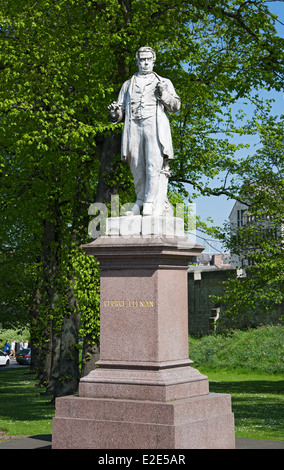 Statue von George Leeman (1809-1882) York North Yorkshire England UK GB Großbritannien Stockfoto