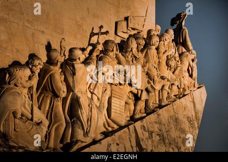 Portugal, Lissabon, Padrão Dos Descobrimentos über den Tejo Stockfoto