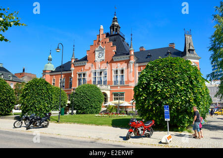 Schweden, Grafschaft Vasterbotten, Umea, Europäische Kulturhauptstadt 2014, das alte Rathaus Stockfoto