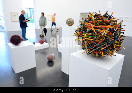 Schweden, Grafschaft Vasterbotten, Umea, Europäische Kulturhauptstadt 2014, Umeladen Skulptur Parc Andersson Sandstrom Galerie Stockfoto