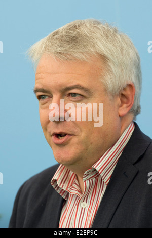 Wales erste Minister Carwyn Jones. Stockfoto