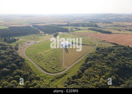 Frankreich-Pas de Calais Givenchy En Gohelle Vimy Memorial Memorial in Hommage an kanadischen 1917 während der gefallenen Soldaten der Stockfoto