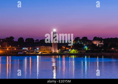 Spanien, Balearen, Mallorca, Palma de Mallorca, Leuchtturm Stockfoto
