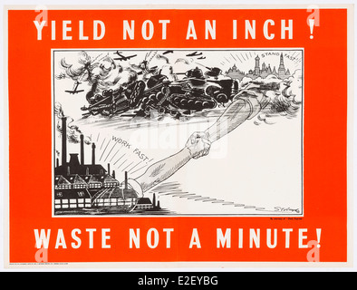 Britischen Krieg Propagandaplakat Stockfoto