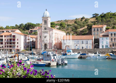 Frankreich, Pyrenäen Orientales, Port Vendres, Cote Vermeille Stockfoto