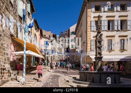 Frankreich, Haute-Loire, Le Puy En Velay, ein Anschlag auf el Camino de Santiago, 12. Jahrhundert Notre-Dame de Annonciation Kathedrale Stockfoto