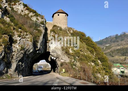 Frankreich, Doubs, Besançon, die Zitadelle Vauban als Weltkulturerbe der UNESCO aufgeführt Stockfoto