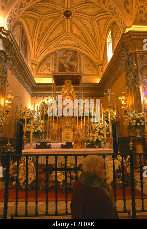 Virgen del Rocio, unsere Liebe Frau von Rocio, Almonte, Huelva, Andalusien, Spanien, Europa Stockfoto