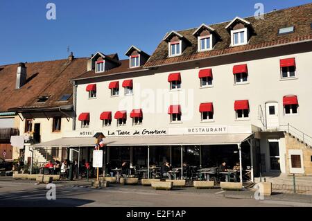 Frankreich, Doubs, Ornans, La Table de Gustave Hotel Stockfoto