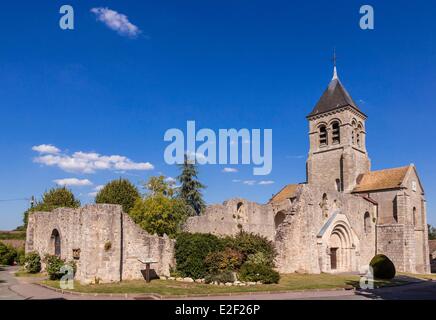 Frankreich, Yvelines, Montchauvet, die Kirche Sainte Marie Madeleine Stockfoto