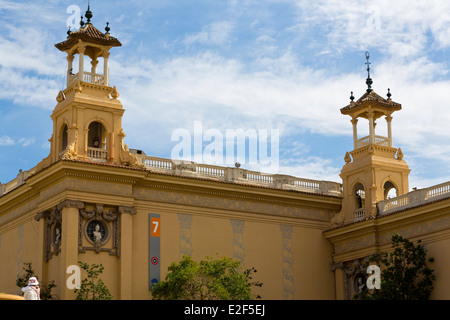 Bestandteil der Museu Nacional d ' Art de Catalunya, das nationale Kunstmuseum von Catalunyain Barcelona, Spanien Stockfoto