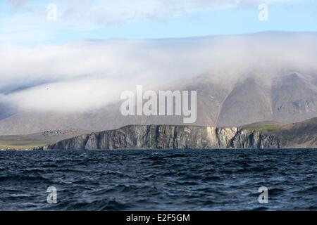 Russland-Tschukotka autonomen Bezirk Beringmeer Preobrazheniya Bay in der Nähe von Kap Dezhnev (Kalifornien Punkt von der eurasischen Stockfoto