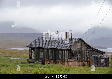 Russland-Tschukotka autonomen Bezirk Beringmeer Preobrazheniya Bay in der Nähe von Kap Dezhnev (Kalifornien Punkt von der eurasischen Stockfoto