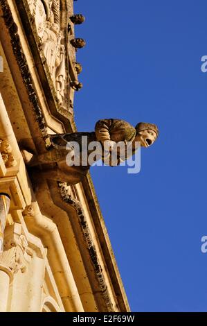 Frankreich-Loir et Cher Loiretal Weltkulturerbe von UNESCO Blois Chateau de Blois Louis XII Flügel Renaissance Stil Stockfoto