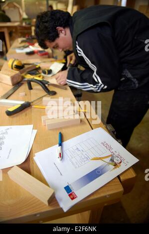 Frankreich Haute Garonne Toulouse Gesellen der Tour de France-Kameradschaft Föderation Building Trades von Toulouse Stockfoto