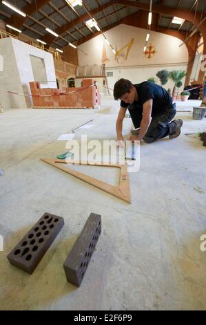 Frankreich Haute Garonne Toulouse Gesellen der Tour de France-Kameradschaft Föderation Building Trades von Toulouse Stockfoto