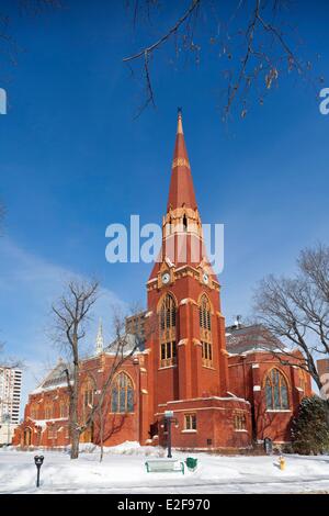 Kanada, Saskatchewan, Saskatoon, Innenstadt, Spadina Halbmond, St. John's Anglican Church Stockfoto