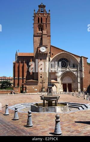 Frankreich, Haute Garonne, Toulouse, Kathedrale St. Etienne Stockfoto