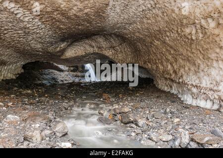 Frankreich Haute-Savoie Giffre Tal Sixt Fer klassifiziert ein Cheval Cirque du Fer ein Cheval Grand Site de France Wandern zu den Kampf Stockfoto