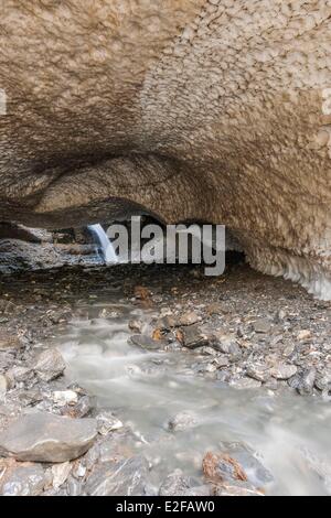 Frankreich Haute-Savoie Giffre Tal Sixt Fer klassifiziert ein Cheval Cirque du Fer ein Cheval Grand Site de France Wandern zu den Kampf Stockfoto