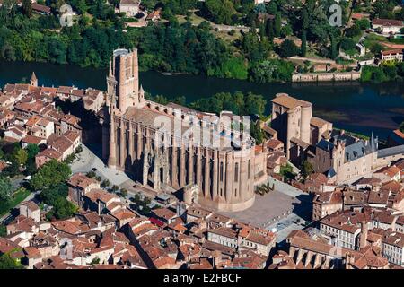 Frankreich Tarn Albi bischöfliche Stadt Albi als Weltkulturerbe durch die UNESCO Sainte Cecile Kathedrale und der Palast Berbie Stockfoto