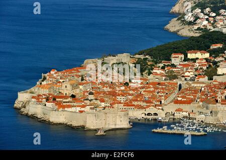 Kroatien, Dalmatien, dalmatinische Küste, Dubrovnik, Altstadt, Weltkulturerbe der UNESCO Stockfoto