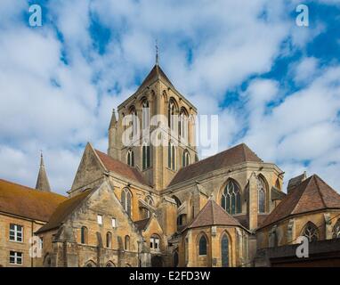 Frankreich, Calvados, Saint-Pierre Sur Tauchgänge, Abteikirche vom 11. bis 17. Jahrhundert Stockfoto