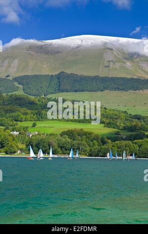 Frankreich, Isere, Matheysine Laffrey Seen Stockfoto