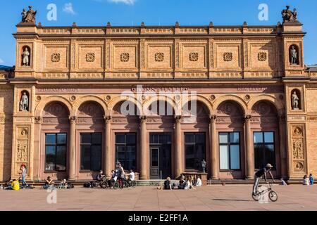 Deutschland Hamburger Kunsthalle Kunstmuseum Flügel von Architekten Georg Theodor Schirrmacher und Hermann von 1863 bis 1869 erbaut Stockfoto