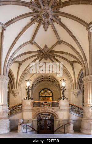 Deutschland, Hamburg, Rathaus, Rathaus, erbaut im späten 19. Jahrhundert im Neo-Renaissance-Stil Stockfoto