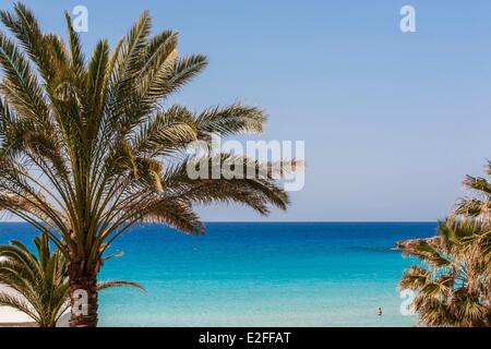 Zypern, Famagusta Bezirk, Ayia Napa, Nissi Beach Stockfoto