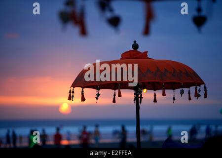 Indonesien, Bali, Seminyak Beach Stockfoto