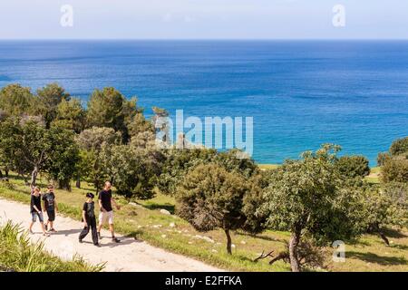 Zypern, Akamas-Halbinsel, wilde Küste im äußersten Westen der Insel Stockfoto