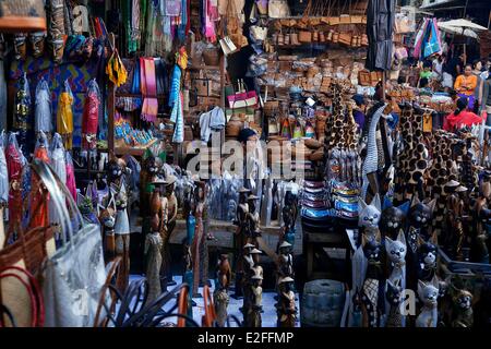 Indonesien, Bali, Ubud, Pasar Seni, der Kunsthandwerksmarkt Stockfoto